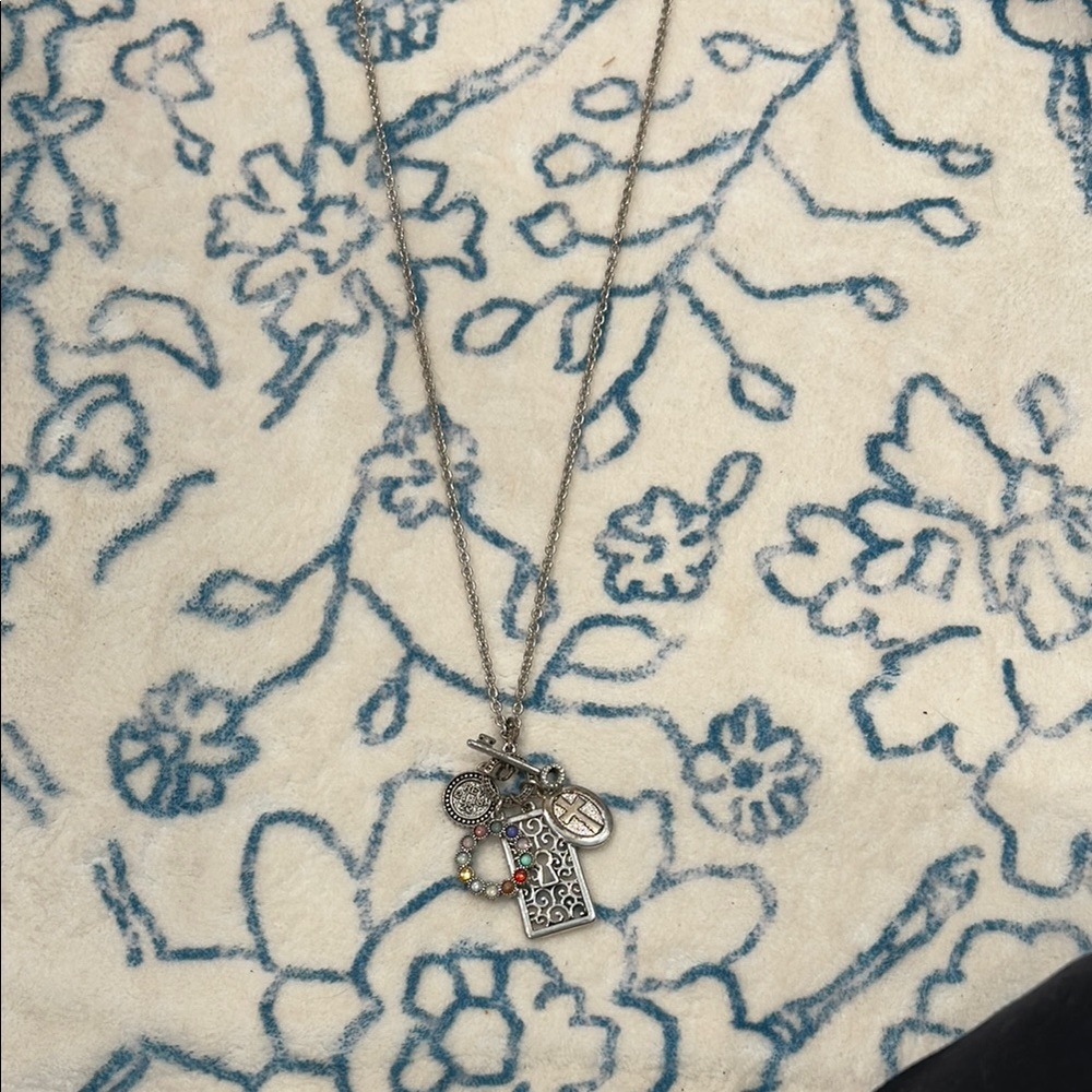 Premier Designs Silver Charm Necklace